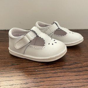 Angel/L'Amour White T-Strap Shoe Size 2